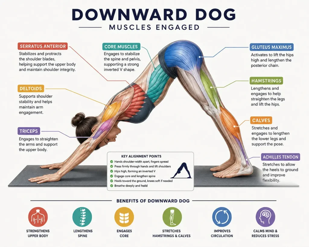 Downward facing Dog Pose 
