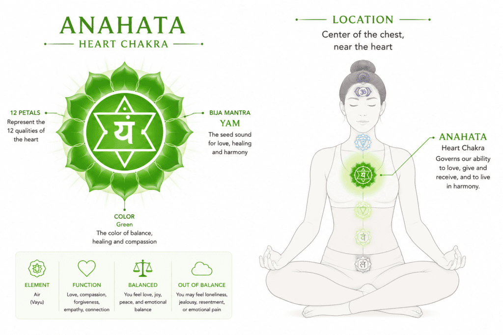 Understanding the heart chakra (Anahata)