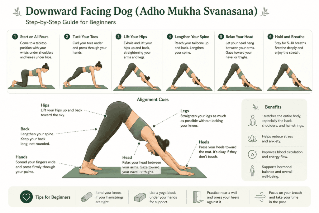 Downward Facing Dog yoga pose