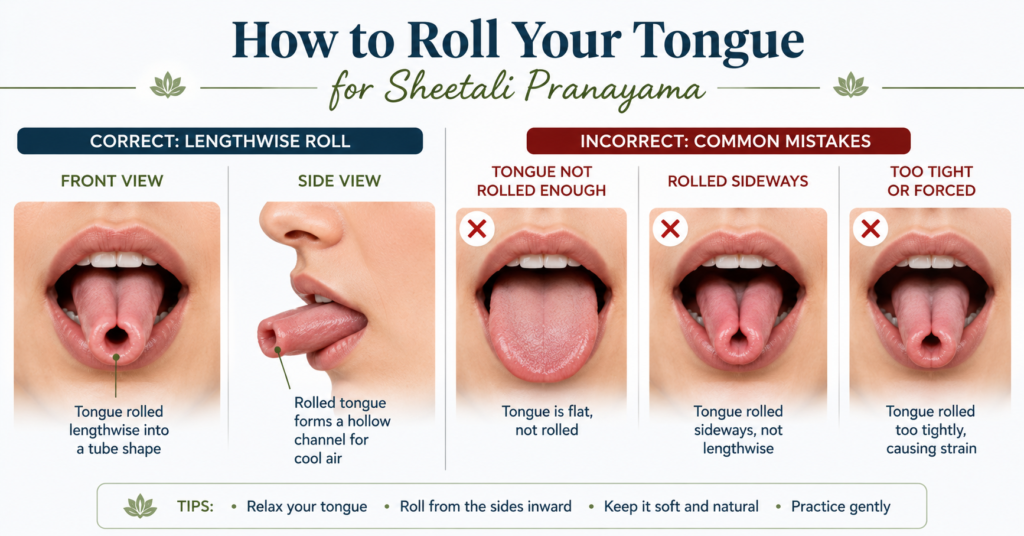 How to Roll Your Tongue for Sheetali Pranayama