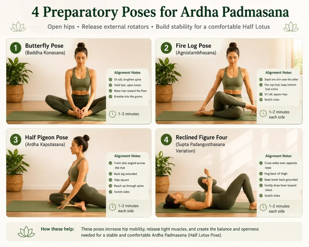 Ardha Padmasana